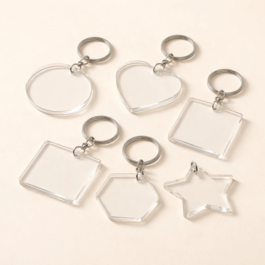 Acrylic Keychain Blank Set