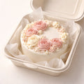 Pink Rosette Bento Cake
