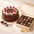 Black Forest Cake and Chocolate Combo