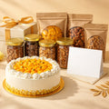 Mango Cake and Gourmet Snack Combo