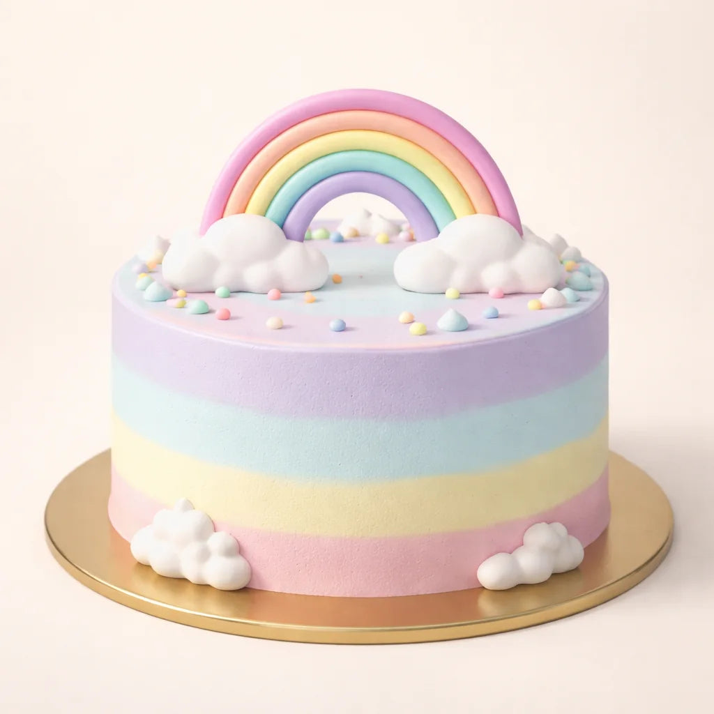 Pastel Rainbow Designer Cake
