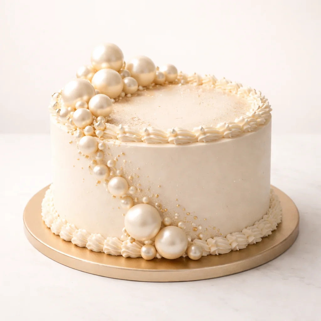 Elegant Pearl Designer Cake