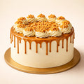 Eggless Butterscotch Crunch Cake