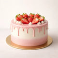 Strawberry Cream Celebration Cake