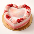 Heart Photo Memory Cake