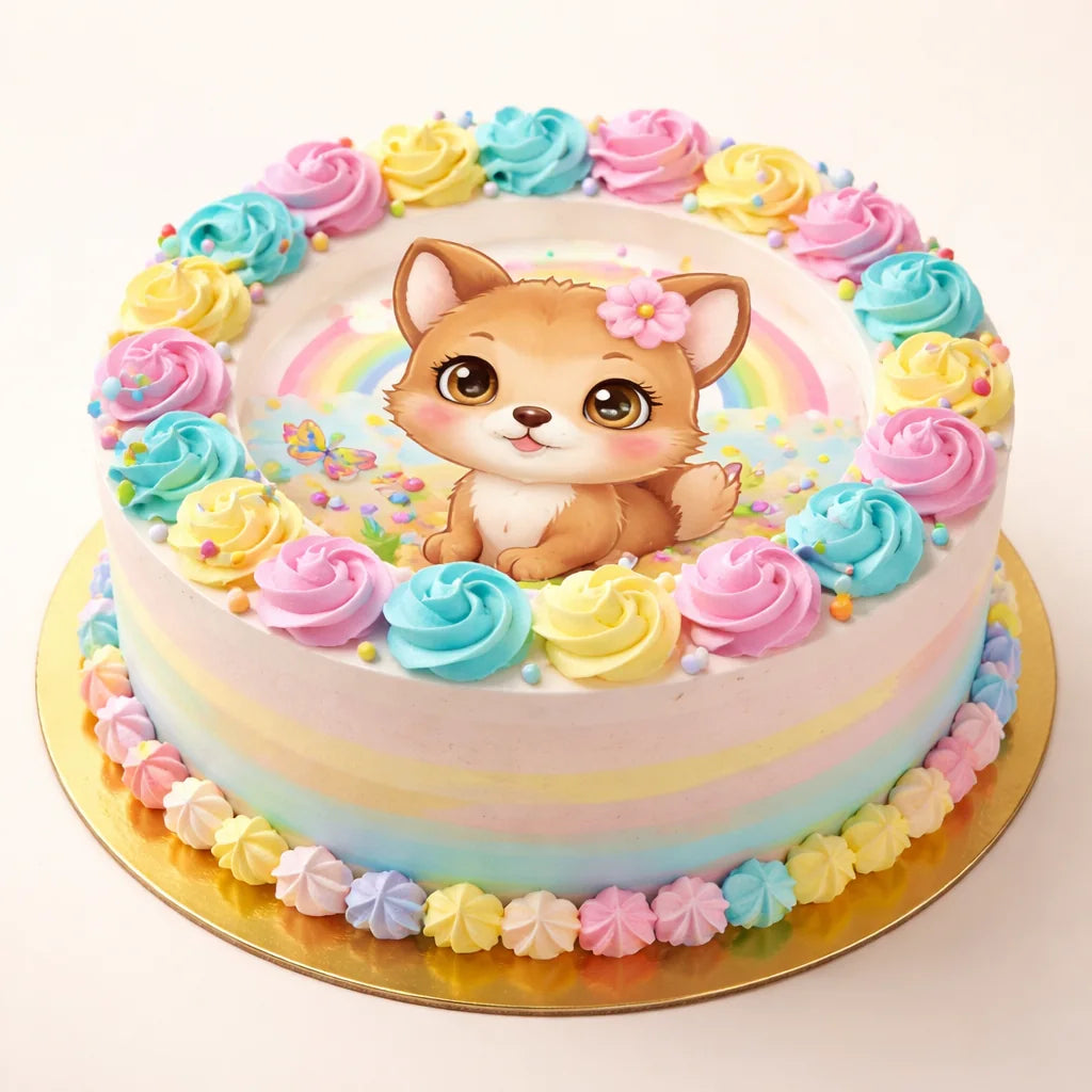 Kids Character Photo Cake