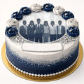 Farewell Photo Message Cake