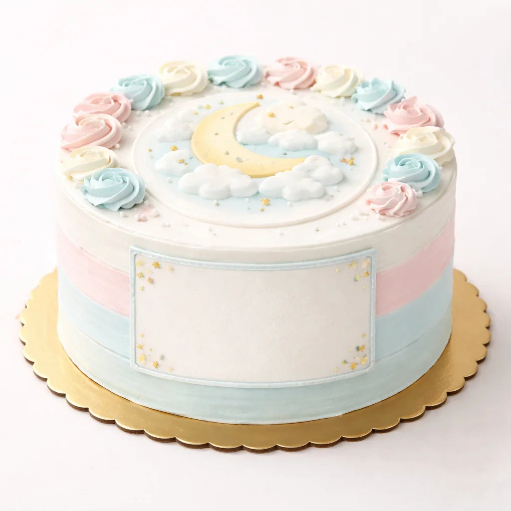Baby Celebration Photo Cake
