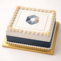 Corporate Logo Photo Cake