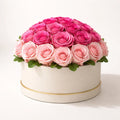 Luxury Pink Rose Flower Box