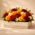 Festive Marigold Flower Box
