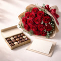 Rose and Chocolate Gift Combo