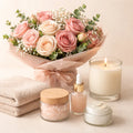 Pink Rose and Spa Gift Combo