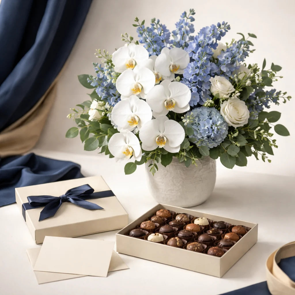 Blue Orchid Celebration Combo