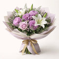 Purple and Lavender Flower Bouquet