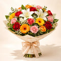 Cheerful Multicolour Flower Bouquet