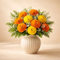 Marigold Festive Flower Vase