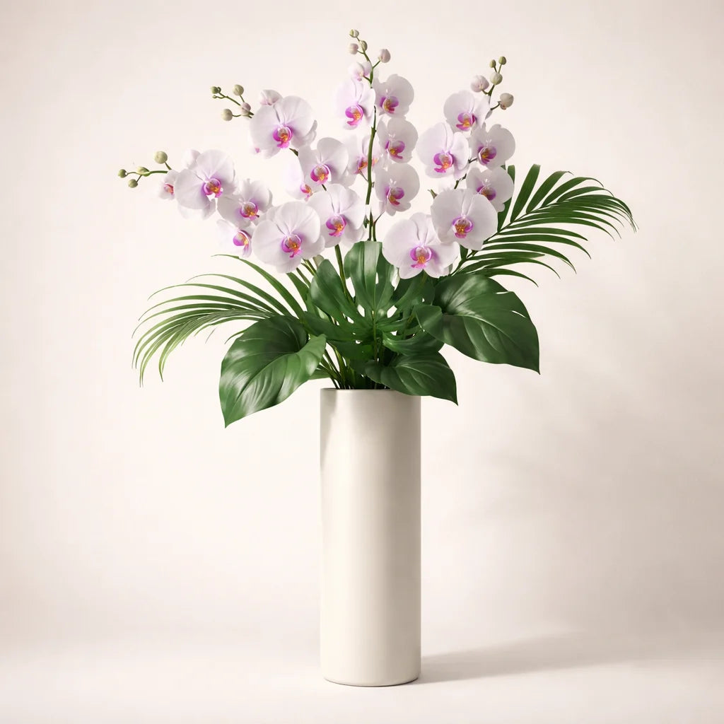 Elegant Orchid Flower Vase