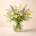 Rustic Wildflower Vase Arrangement