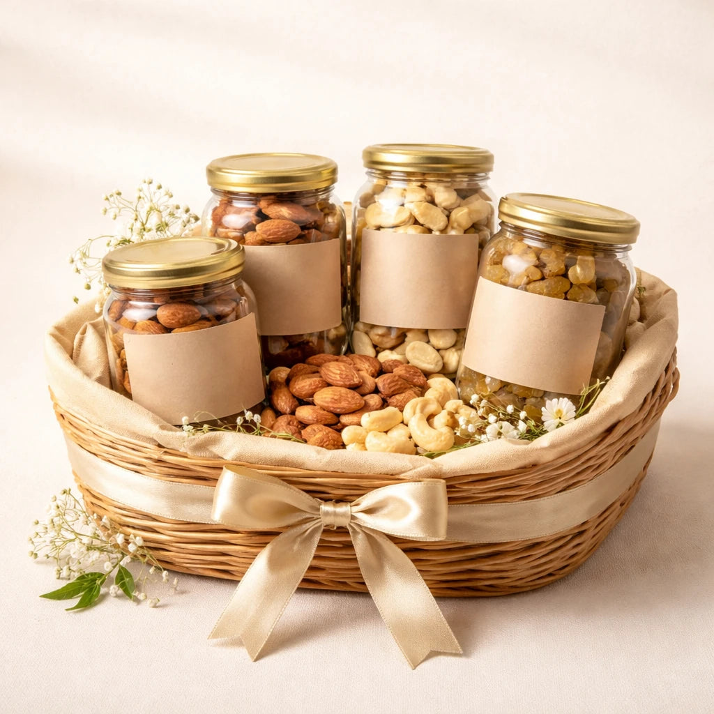 Festive Dry Fruit Gift Box