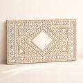 Geometric Lippan Mirror Panel