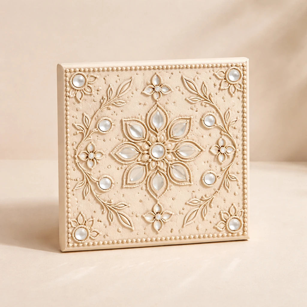 Floral Lippan Wall Art