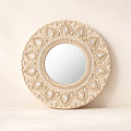 Round Lippan Mirror Decor