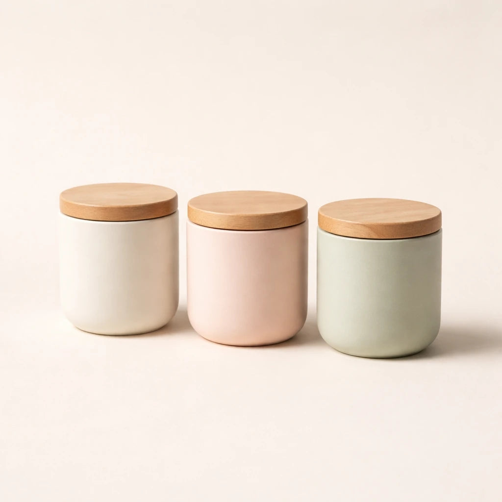 Premium Wax Jar Candle Trio