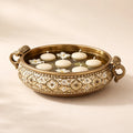 Metal Urli Candle Holder