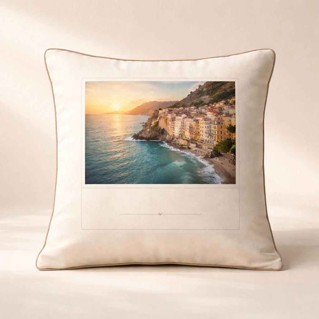 Personalised Travel Memory Cushion