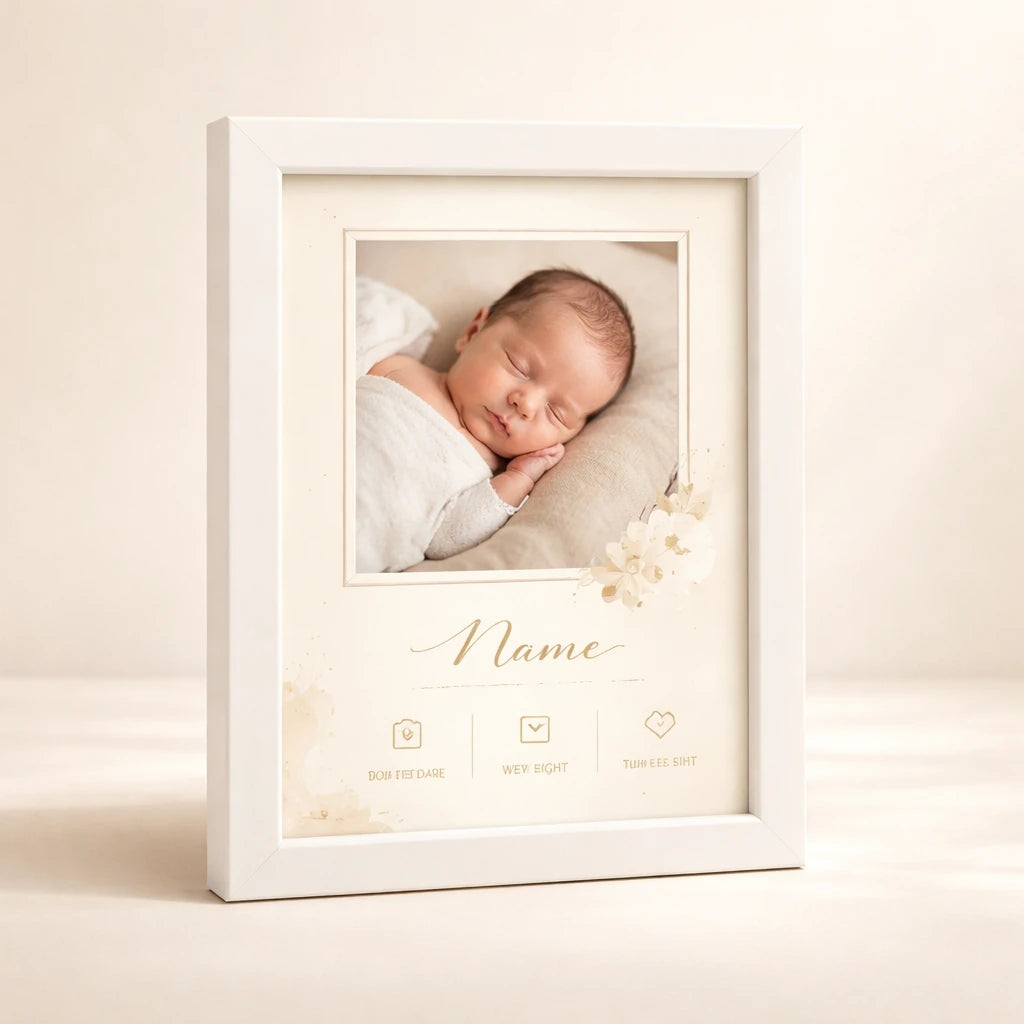 Personalised Baby Memory Frame