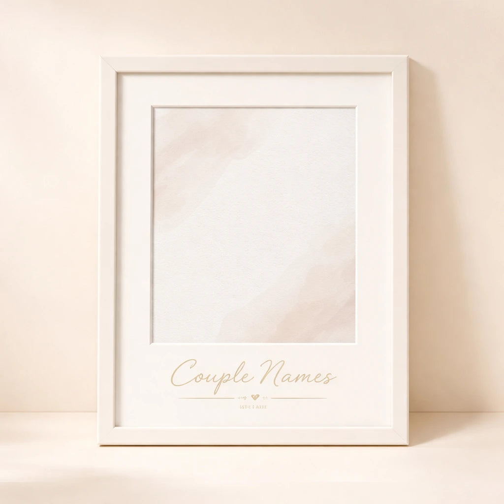 Personalised Wedding Photo Frame