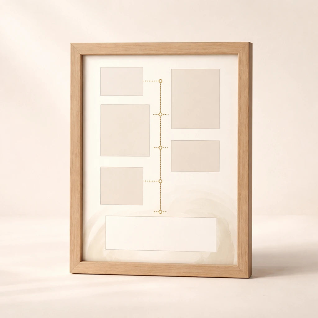 Personalised Life Timeline Photo Frame