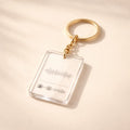 Personalised Music Memory Keychain