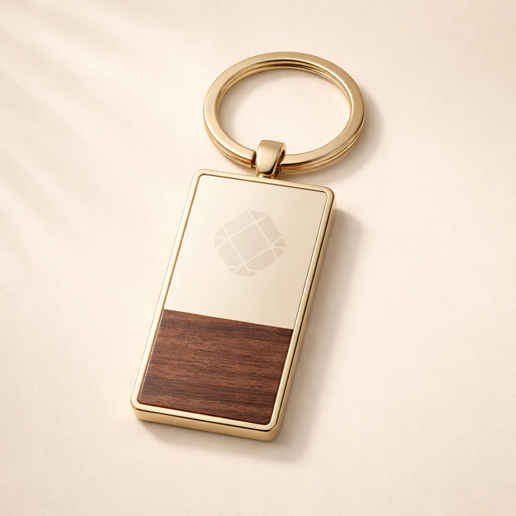 Personalised Corporate Logo Keychain