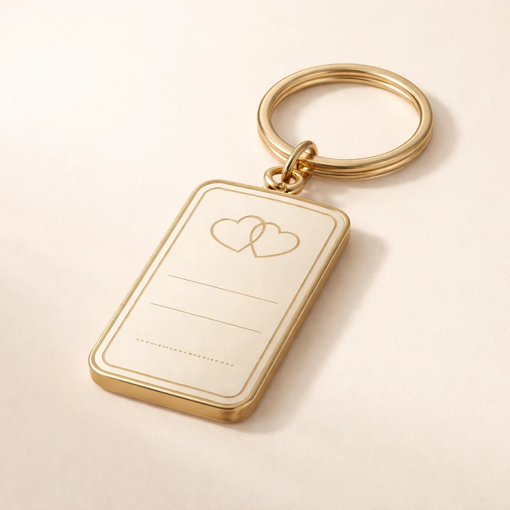 Personalised Anniversary Keychain