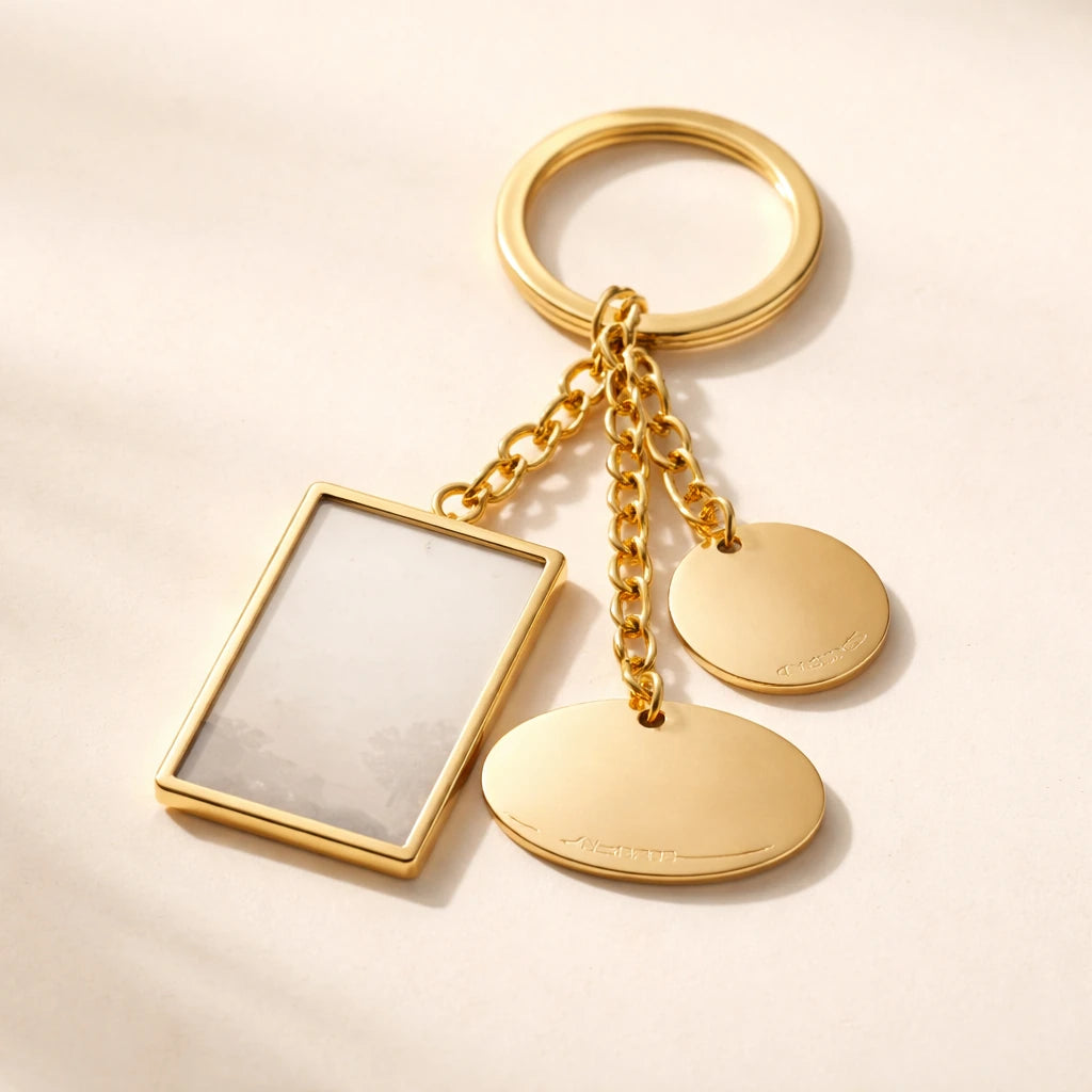 Personalised Travel Memory Keychain