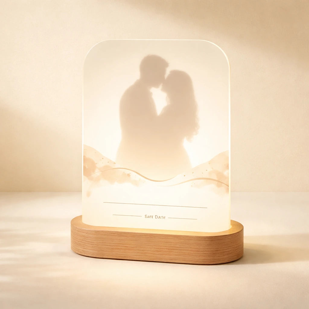 Personalised Couple Photo Lamp