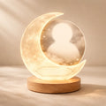 Personalised Moon Theme Photo Lamp