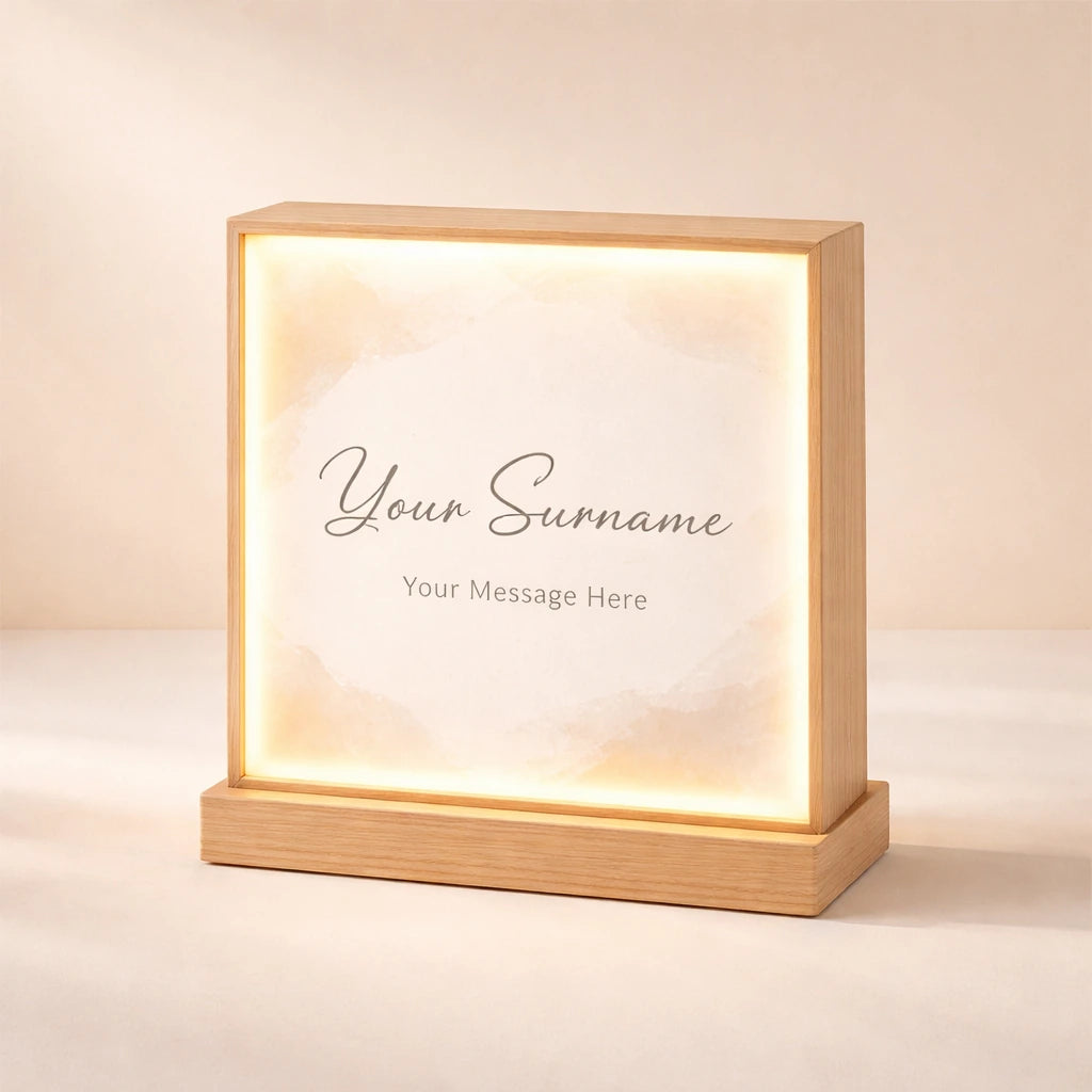 Personalised Family Photo Lamp