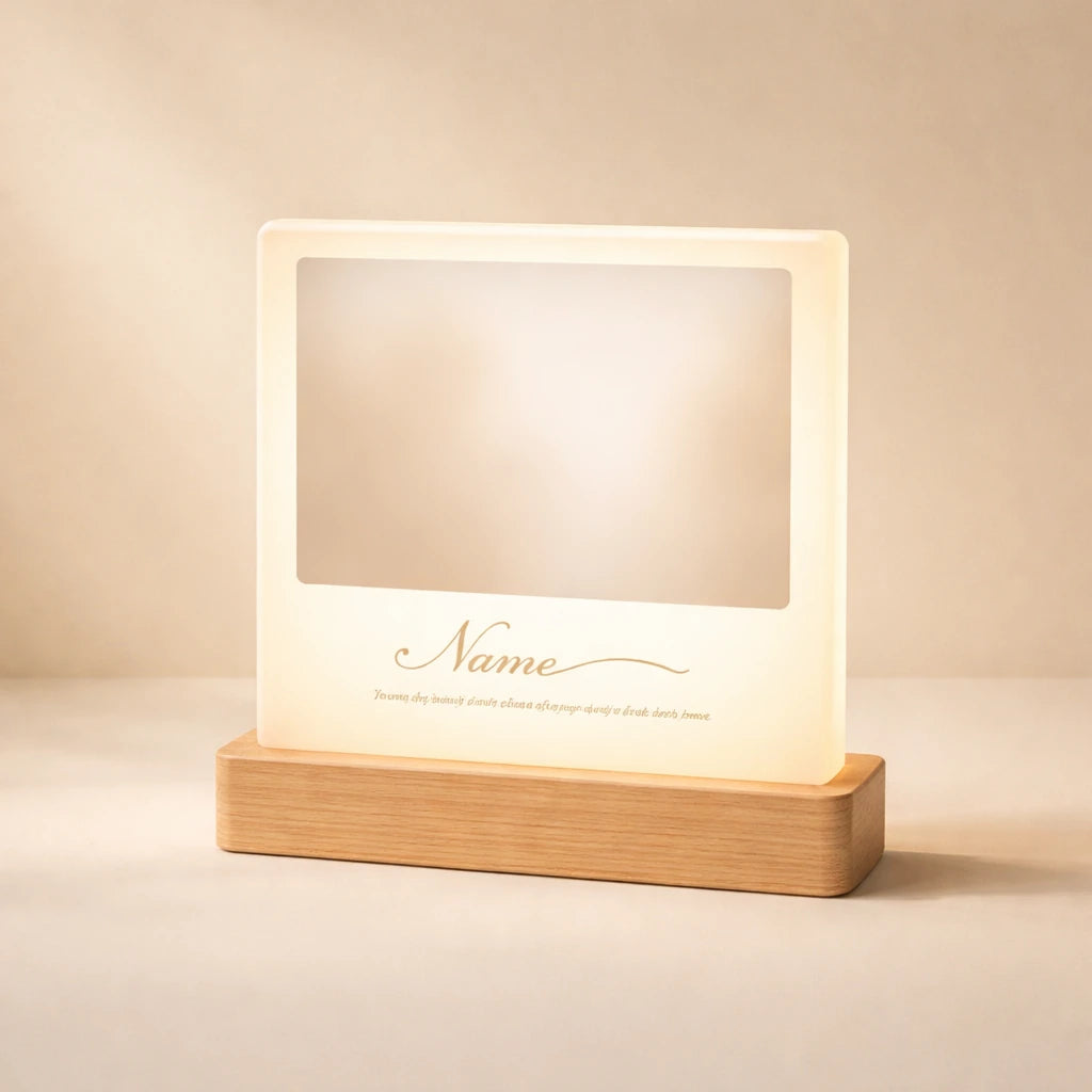 Personalised Remembrance Photo Lamp