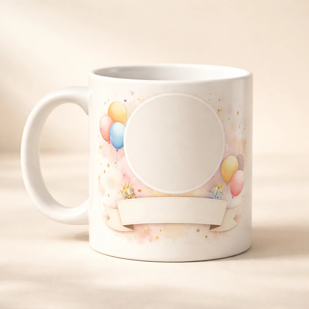Personalised Birthday Message Mug