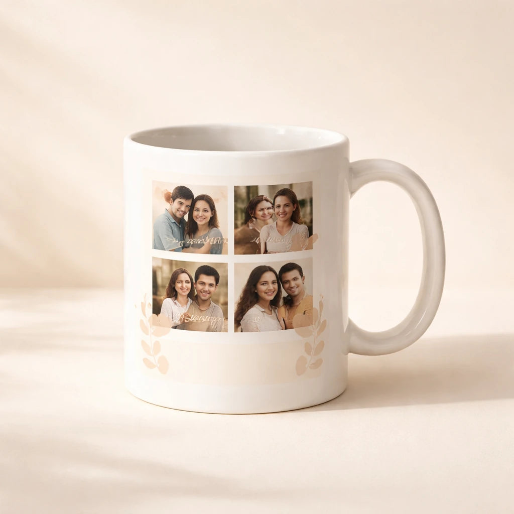 Personalised Family Collage Mug
