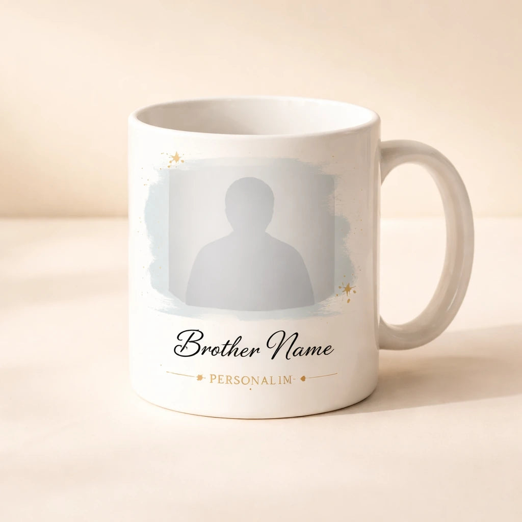 Personalised Brother Photo Mug