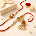 Pearl-Style Bhaiya-Bhabhi Rakhi
