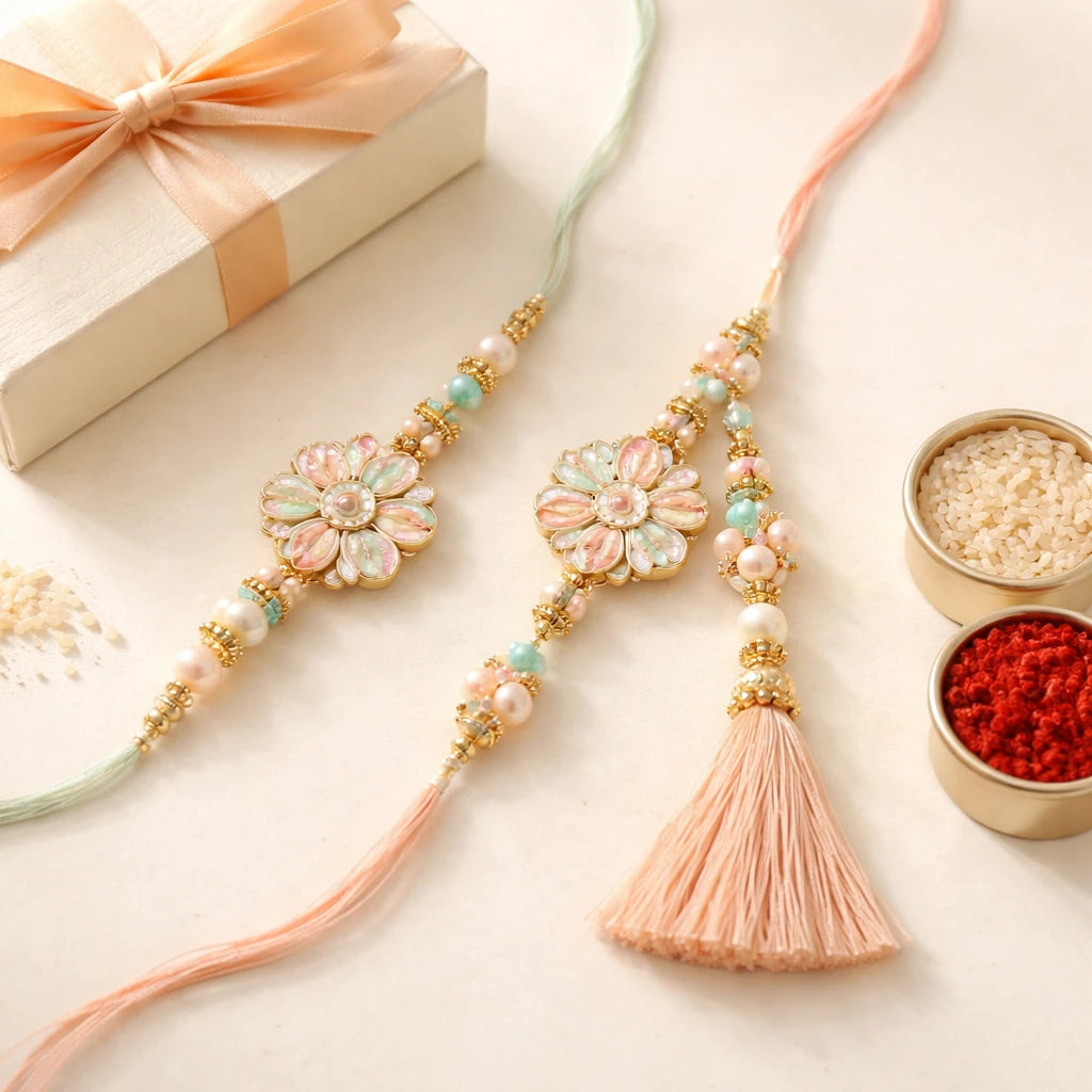 Pastel Bhaiya-Bhabhi Rakhi