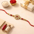 Floral Motif Designer Rakhi