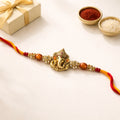 Ganesha Motif Designer Rakhi