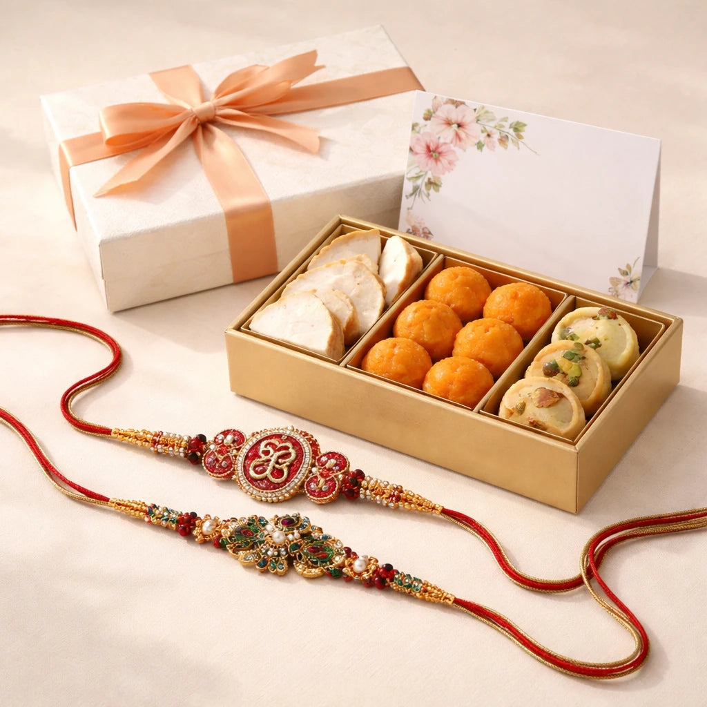 Rakhi Mithai Gift Hamper