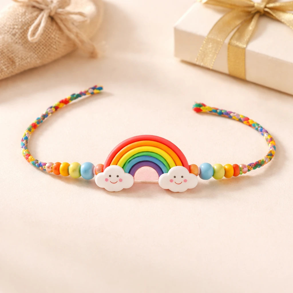 Rainbow Theme Kids Rakhi